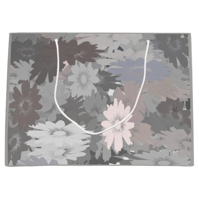 Bolsa de regalo rosa y gris en tonos pastel (Anverso)