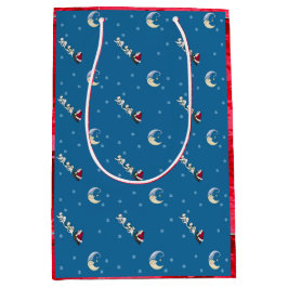 Bolsa de regalo Samoyed Sleigh Santa & Toys