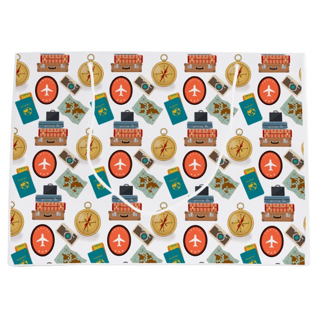 Bolsa de regalo temática de viajes de vacaciones r (Anverso)