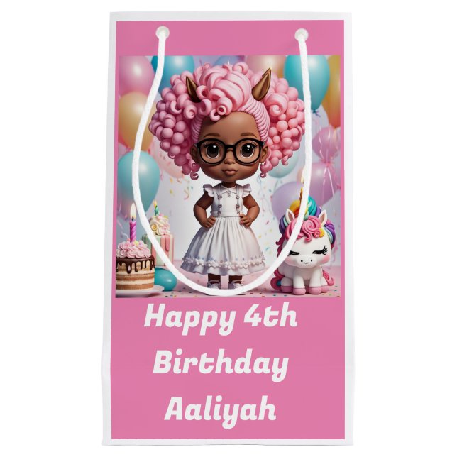 Bolsa de regalo "Unicorn Joy" (Anverso)