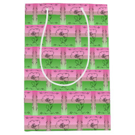 Bolsa de regalo vertical Roselle de belleza flotan