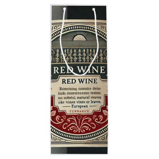Bolsa de regalo - Vino (Reverso)
