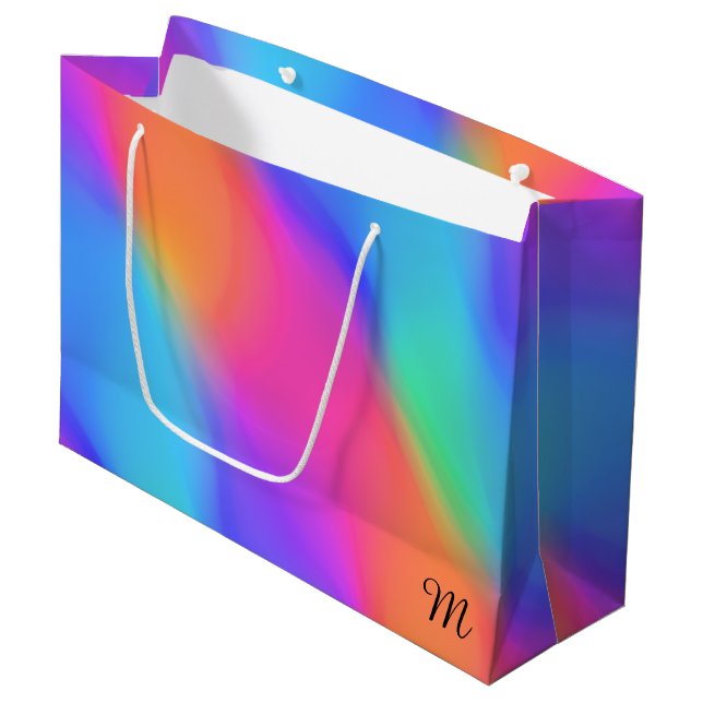 Bolsa de regalo Vivid Holographic Monogram (Angulo Anverso)