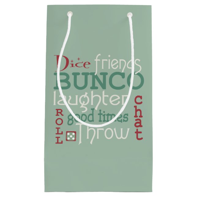 Bolsa de regalos de feriado para Navidades de Bunc (Anverso)