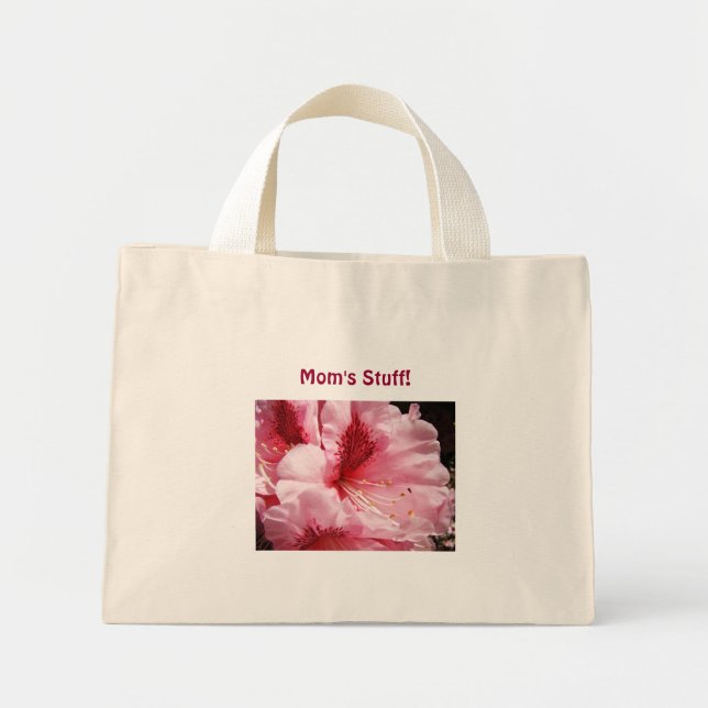 Bolsa de regalos de la mamá Rhododendrons rosados (Frente)