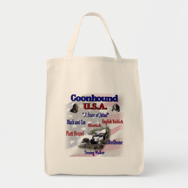 Bolsa de regalos para amantes de Coonhound (Frente)