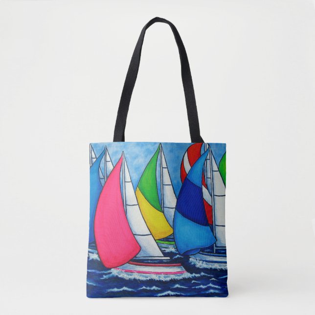Bolsa De Regatta Colorida De Lisa Lorenz (Anverso)