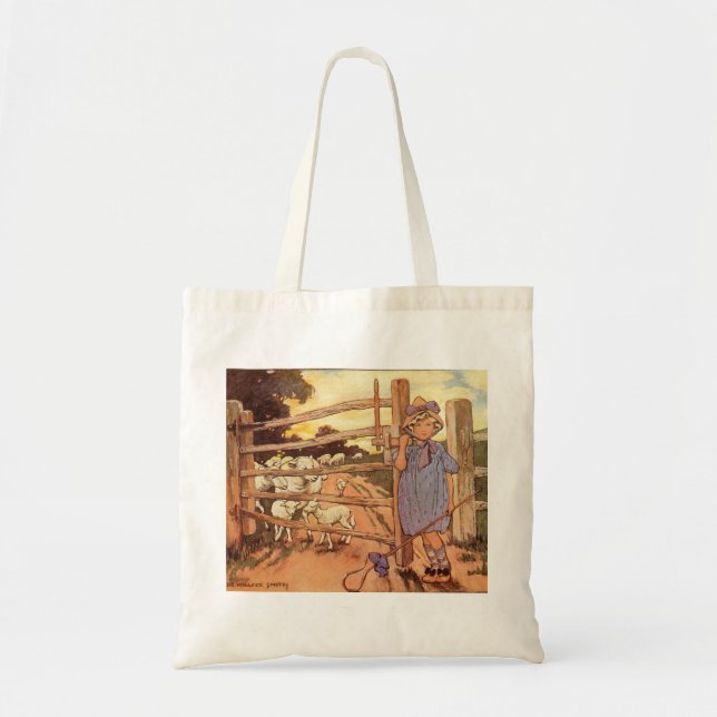 Bolsa de rima de niñera de Bo-Peep (Frente)