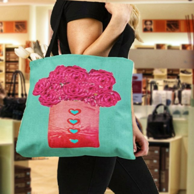 Bolsa De Rosas-Tote II (She is all that, And a Bag of Roses!)