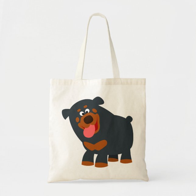 Bolsa de Rottweiler de Personalizado Cute Playful (Frente)