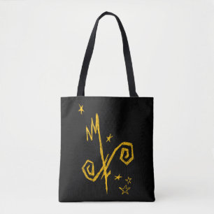 Bolsa de Rótulo y poema amarillo para la toga