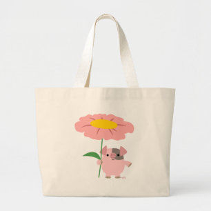 Bolsa de saludos del cerdito (rosa)