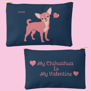 Bolsa de San Valentín de Chihuahua Rosa Pastel, No