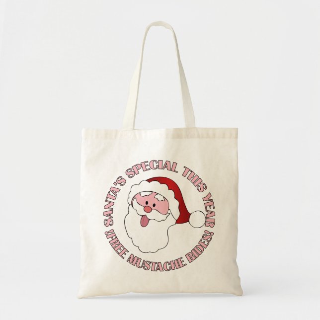 Bolsa de Santa Mustache Rides - elegir estilo (Frente)