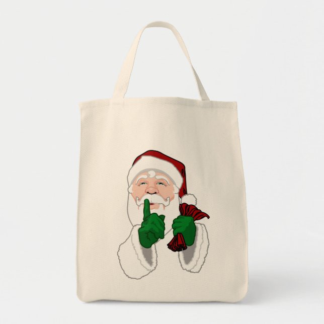 Bolsa de Santa Tote Navidades medioambientales en  (Frente)