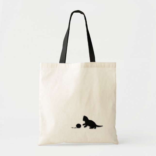 Bolsa de silueta de Kitten y Yarn (Frente)
