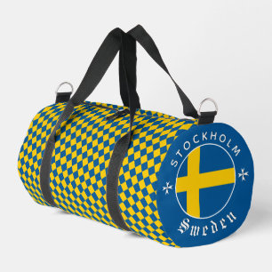 Bolsa de Suecia, gimnasio, bolsa de viaje, bandera
