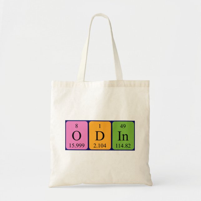 Bolsa de tabla periódica Odin (Frente)