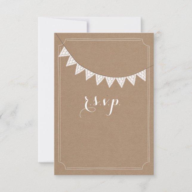 Bolsa de tarjetas Inspiración Boda de Bunting de E (Anverso)
