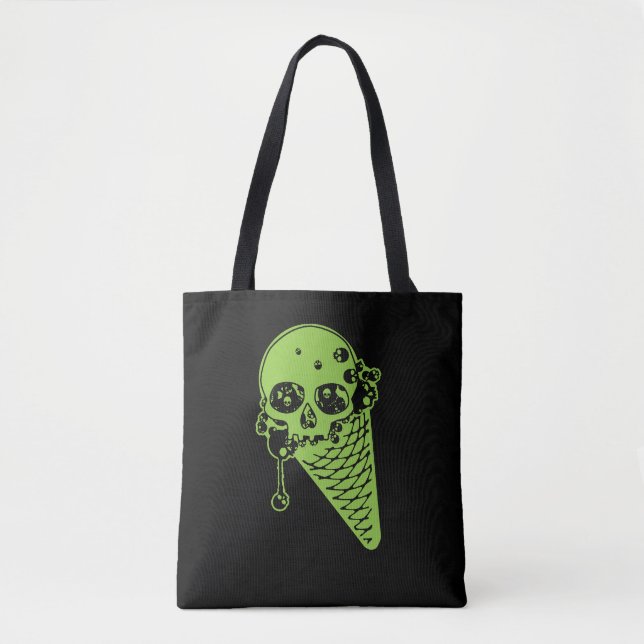 Bolsa de té con crema de helado de veneno verde (Anverso)