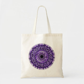 Bolsa de té con diseño de mandala morada