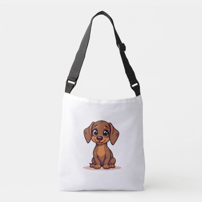 Bolsa de té con el lindo Dachshund (Anverso)