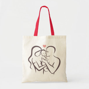 Bolsa de té con "familia" impresa