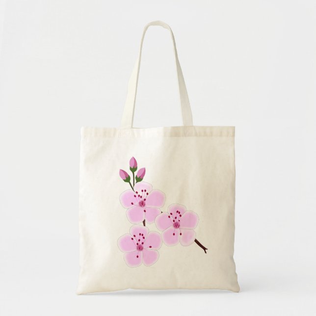 Bolsa de té con flores de cerezo (Frente)
