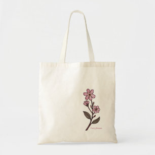Bolsa de té con flores de cerezo