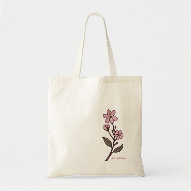 Bolsa de té con flores de cerezo (Frente)