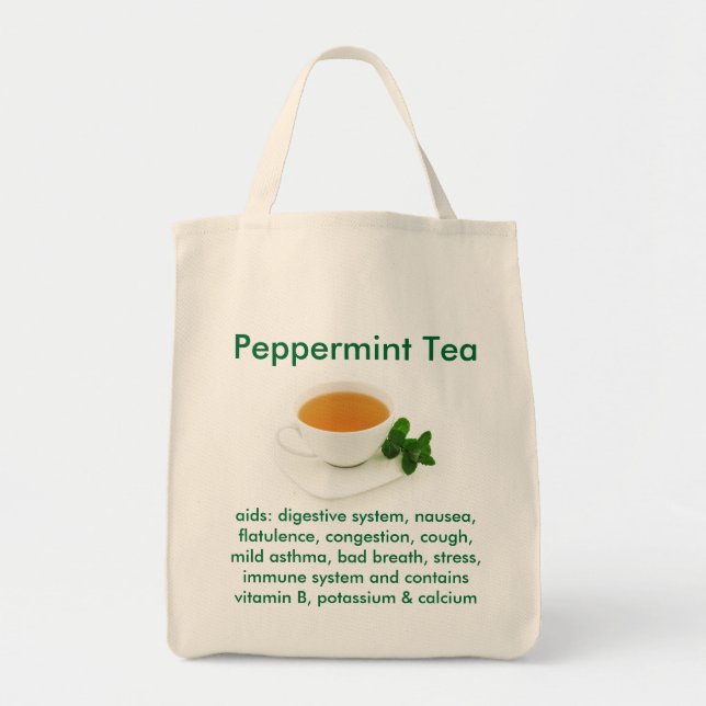 Bolsa de té con menta (Frente)