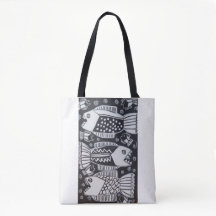 Bolsa de té con pescado