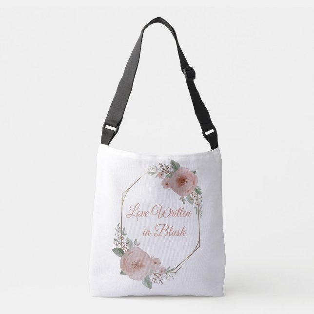 Bolsa de té de Boda Rubor & Breeze - Elegante W mo (Anverso)