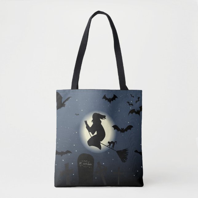 Bolsa de té de Brujas y Halloween (Anverso)