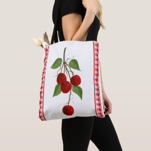 Bolsa de té de cerezas retro