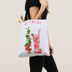Bolsa de té de fresa fresca - Personalizado Texto