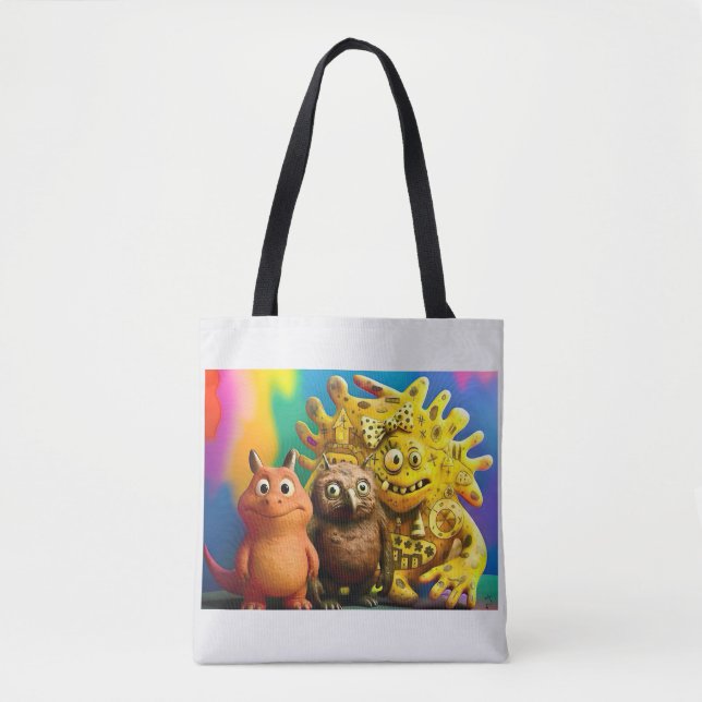 Bolsa de té de Halloween de OddFriends - Mono de c (Anverso)