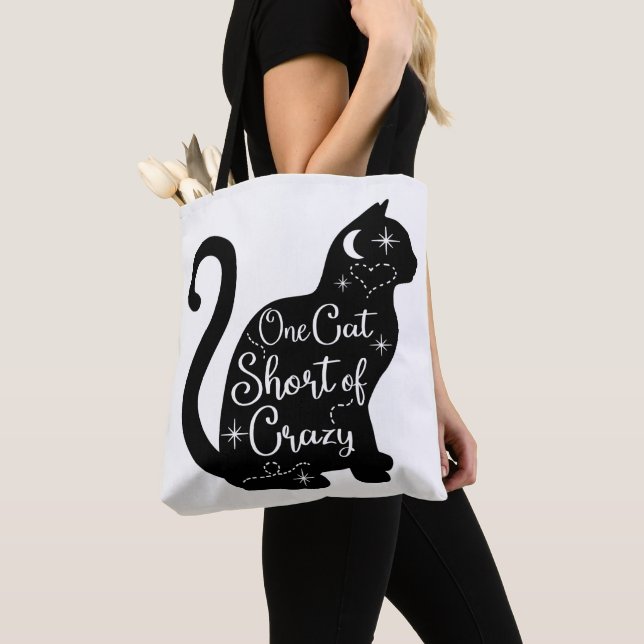 Bolsa de té de Halloween para gato negro (Detalle)