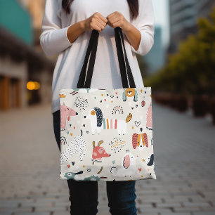 Bolsa de té de impresión de animal suave, patrón d