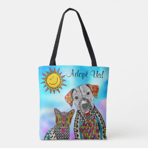 Bolsa de té de perro y gato, dulce y colorido