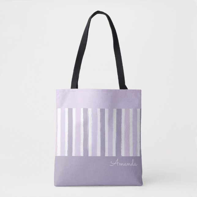 Bolsa de té de rayas pasteles (Anverso)
