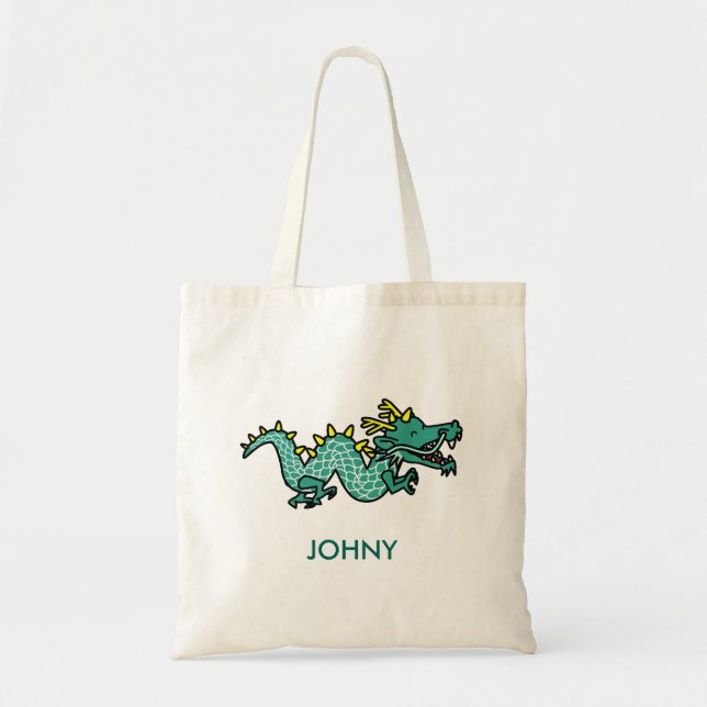 Bolsa de té del Dragón Verde Verde azulado persona (Frente)