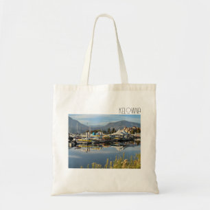 Bolsa de té del lago Okanagan en Kelowna, Canadá.