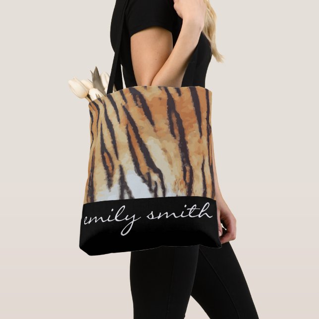Bolsa de té del patrón de tigre personalizado (Detalle)