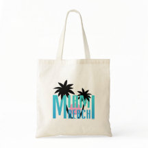 Bolsa de té divertida Guay de Miami Beach Florida