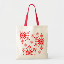 Bolsa de té estilo copo de nieve para navidades