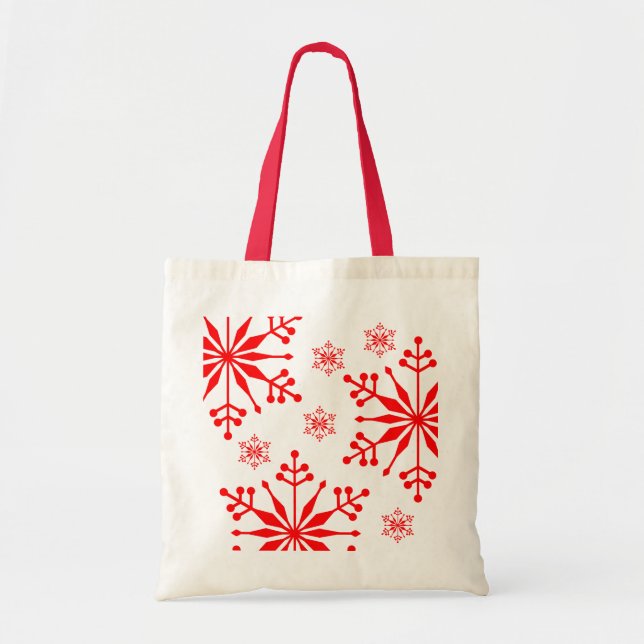 Bolsa de té estilo copo de nieve para navidades (Frente)
