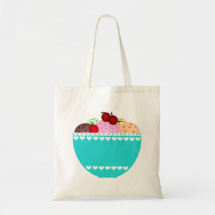 Bolsa de té helado y cerezas