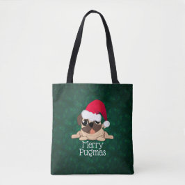 Bolsa de té impresa de Merry PUGmas