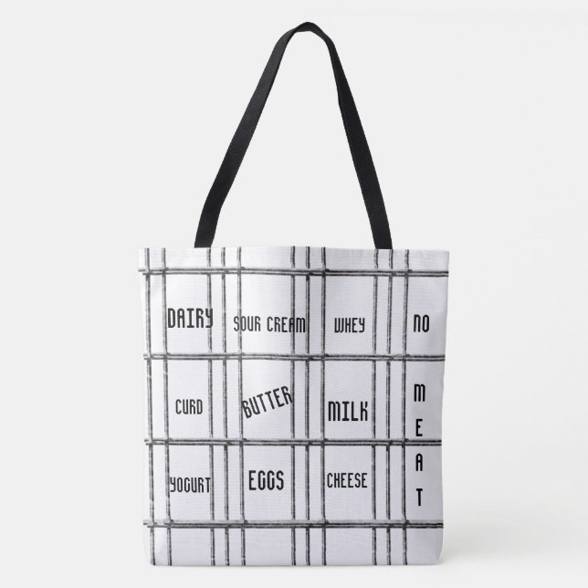 Bolsa de té Leche blanca y negra sin carne (Anverso)